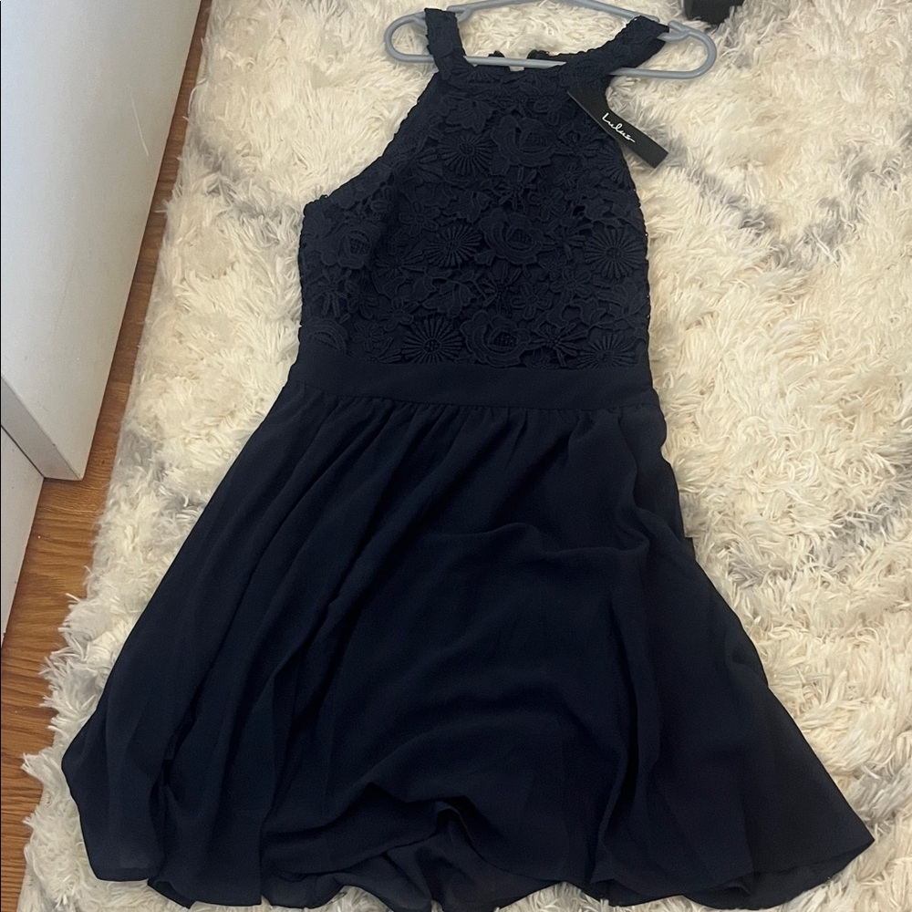 Lulus navy dress